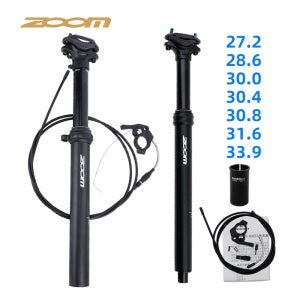 줌 조절식 높이 조절 MTB 시트포스트 27.2/30.9/31.6mm 유압식 시트포스트 내부 외부 케이블 자전거 유압식 시트포스트