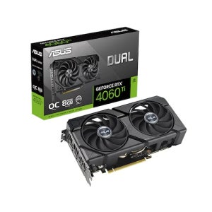 ASUS DUAL 지포스 RTX 4060 Ti V2 O8G OC D6 8GB 대원씨티에스 리퍼비시 (AS 27년 4월)