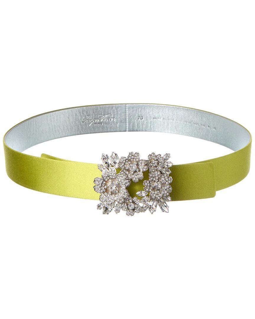 로저비비에 그린 새틴 벨트 satin belt 8873723199548 156436805