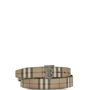 버버리 리버서블 체크 벨트 베이지 8122297 A7587 남성 허리띠 서스펜더 TB reversible Check Belt 150927181