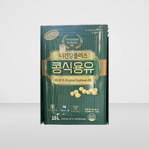 더건강콩플러스 콩 식용유 18L 업소용 대두유
