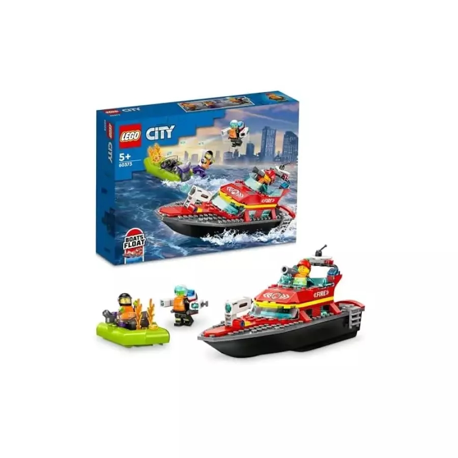 LEGO 레고 시티 소방 구조 보트 60373 블록 장난감