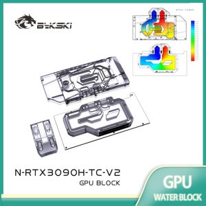Galax Palit KFA2 Maxsun Gainward AIC RTX 3090 3080용 액티브 워터웨이 백플레인 쿨러가 포함된 Bykski N-RTX3090H-TC-V2 GP