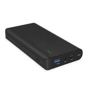 휴대용 충전식 노트북, 22400mAh 보조배터리, DC 24 V, 19 V, 5V, USB-C 5V, 9 V, 12 V, 15 V, 20V 출력
