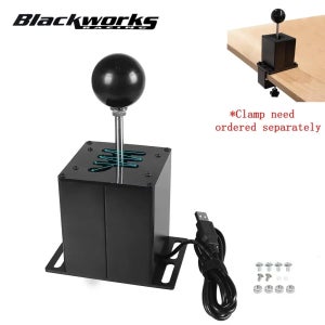 ETS2 시뮬레이션 레이싱 게임용 PC USB H 기어 변속기 (Logitech G27 G29 G25 G920 및 Thrustmaster T300RS/GT 변속 노브 호환)
