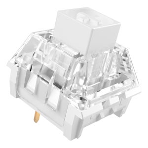 Kailh Box 화이트 기계식 키보드 스위치, 3핀 45gf Clicky/속도 입력/게임/방수 스위치