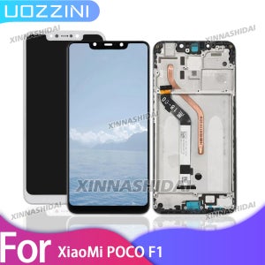 Xiaomi Poco F1 LCD 디스플레이 터치 스크린 디지타이저 6.18’’Mi Pocophone F1 M1805E10A LCD 용 어셈블리 교체 용 새 디스플레이