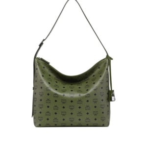 엠씨엠 올리브 그린 호보백 100 가죽 MWHESTA02K8 26SS Hobo 백 152587724