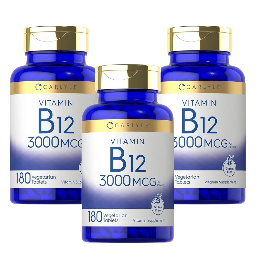 Carlyle 칼라일 비타민 B12 3000mcg 180정 3개