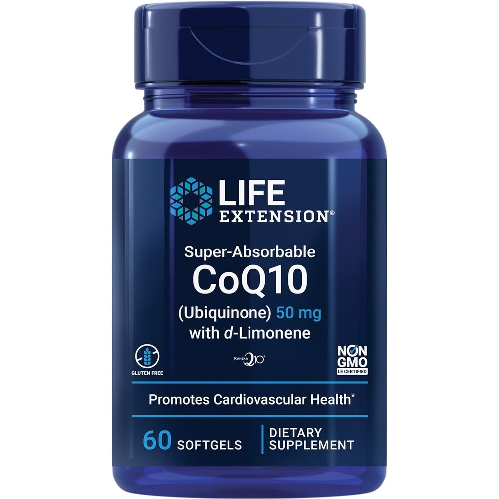 라이프익스텐션 CoQ10 코엔자임큐텐 50mg 60소프트젤 60일분 1개