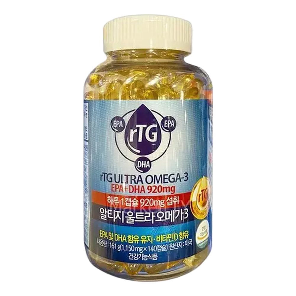 하프클럽/기타알티지 울트라 오메가3 1150mg x 140캡슐 1개 140정
