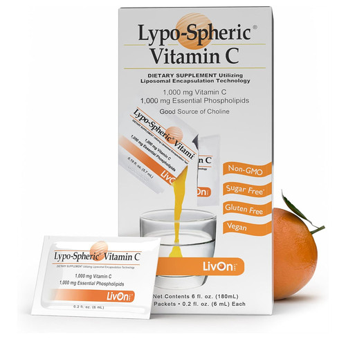 LivOn 비타민C 1000mg 인지질 1000mg 30포 2개 6ml