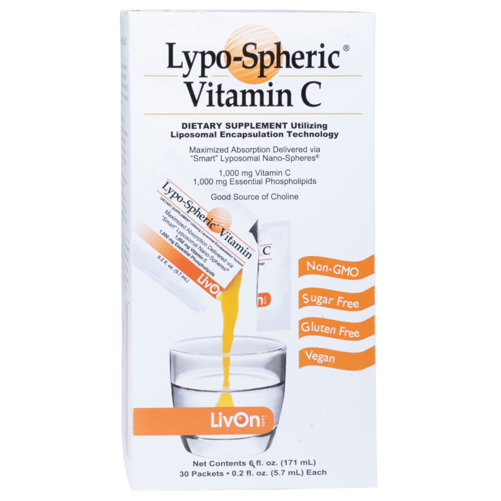 Lypo-Spheric 리포스페릭 리포조말 비타민C 1000mg 30팩 물에타먹는비타민 171ml 1개