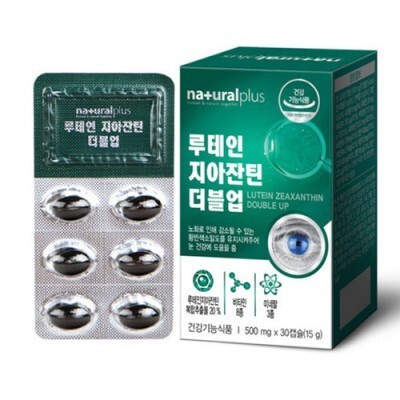 내츄럴플러스 루테인 지아잔틴 더블업 500mg x 30캡슐 1개 30정