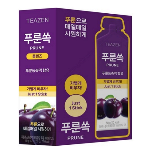 티젠 푸룬쏙 성분 분석