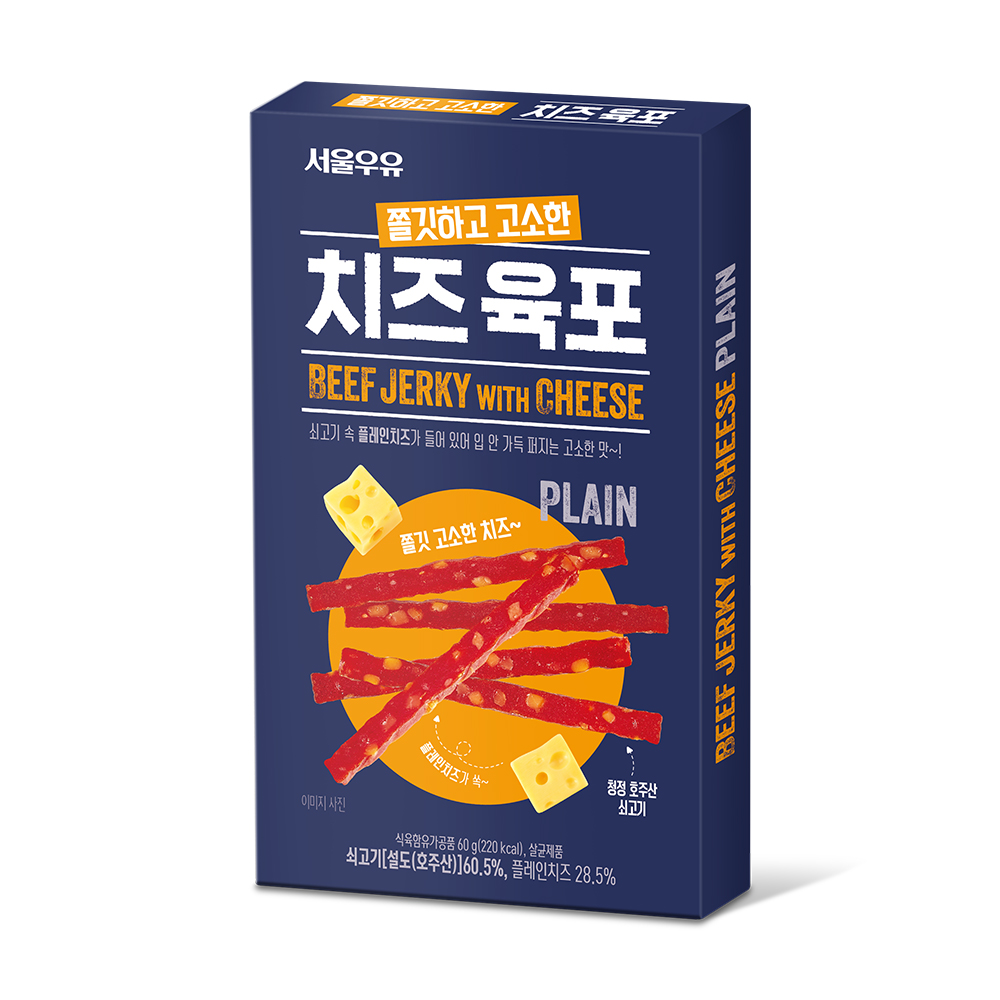 쫄깃하고 고소한 치즈육포 플레인