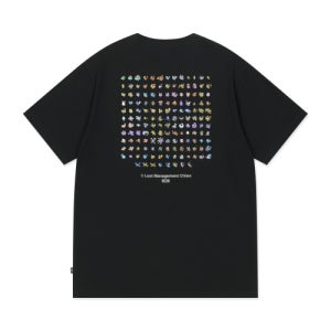 [엘엠씨] Pokémon Pixel Art 151 Tee black 0LM46STS901BLK