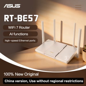ASUS RT-BE57 TUF 게이밍 라우터 WiFi7 2.5G 포트 게이밍 무선 가속 AiMesh 호환 BE3600 WiFi 7 5G 라우터