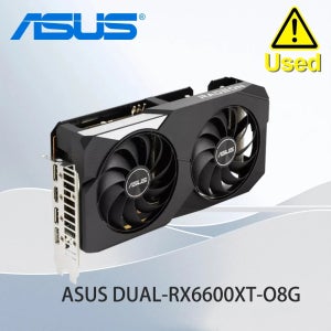 ASUS DUAL-RX6600XT-O8G 16000MHz GDDR6 8GB PCI Express 4.0 1×HDMI 3×DisplayPort 그래픽 카드