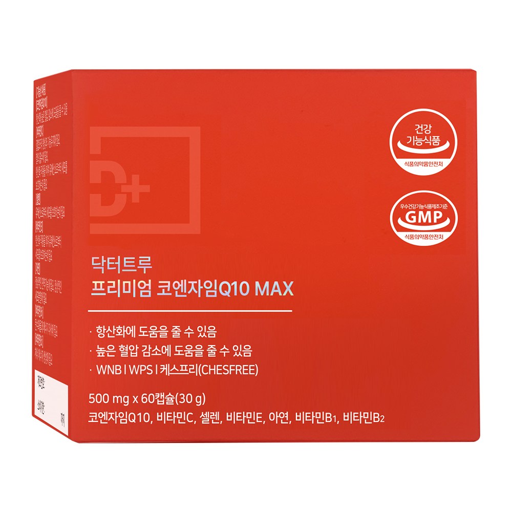 DrTrue 프리미엄 코엔자임 Q10 맥스 30g 60정 1개