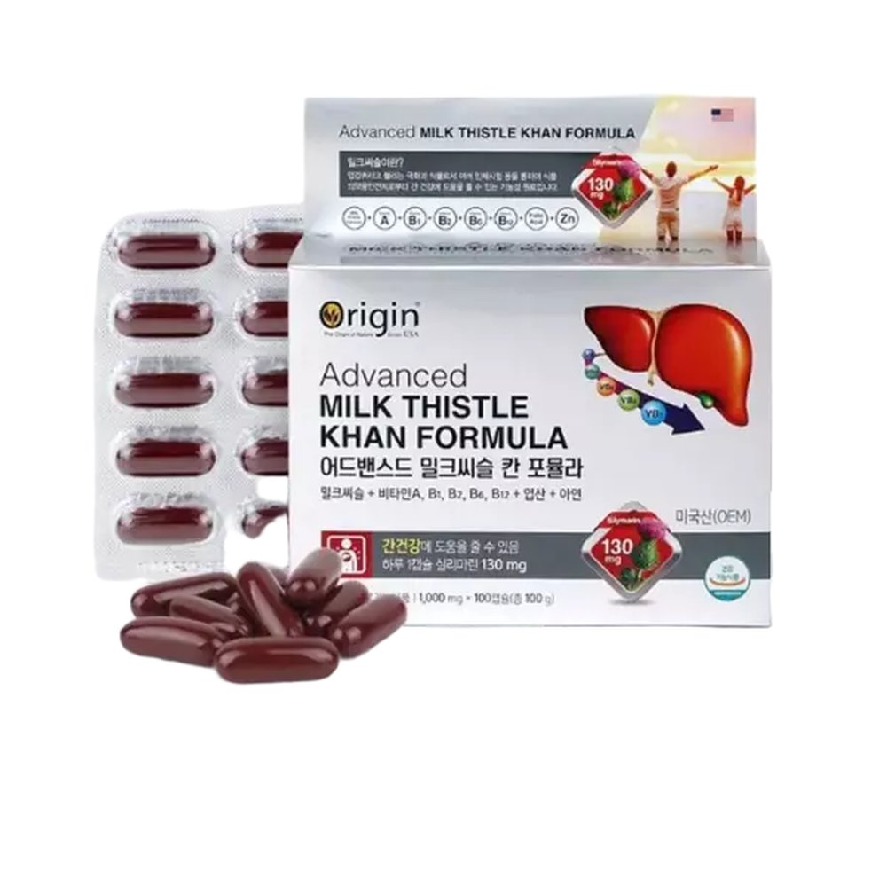 밀크씨슬 칸 포뮬라 (1000mg 100캡슐) 1개 100정