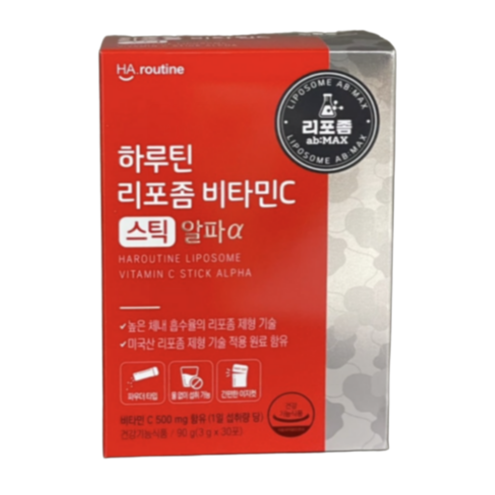 하루틴 리포좀 비타민C 스틱 알파 90g 3개