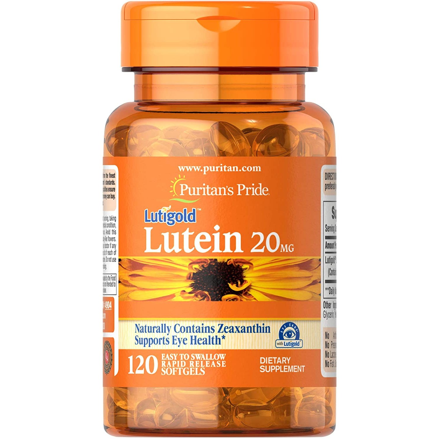 퓨리탄 프라이드 루테인 지아잔틴 20mg 120정 1개