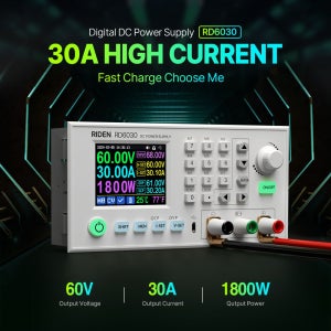 [KC인증] RIDEN 정품 RD6030 프로그램 파워서플라이 모듈 (0~60V/0~30A)