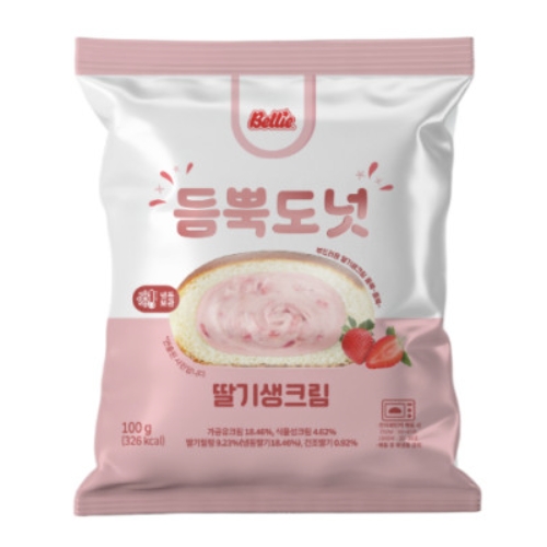 벨리푸드 벨리 듬뿍도넛 딸기생크림
