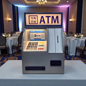 (대여)환갑 이벤트 용돈박스 ATM 머신 칠순잔치, 쟁부리우드