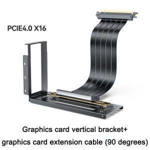 수직 GPU 마운트 브래킷, 하드웨어가 포함된 2 슬롯 그래픽 카드 스티어링 홀더, EGPU 도크, 외부 GPU 도킹 스테이션