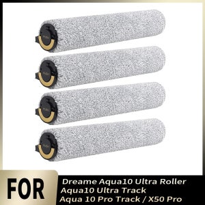 Dreame Aqua10 Ultra Roller/Aqua10 Ultra Track/Aqua 10 Pro Track/X50 Pro 로봇 진공청소기용 롤러 걸레/롤러 브러쉬 천