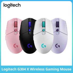 로지텍 G304 X 무선 게이밍 마우스, 히어로 25K, 듀얼 모드 연결, e스포츠 및 사무용