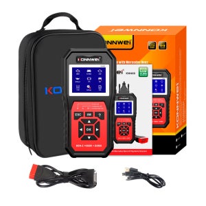 KONNWEI KW460 자동차 OBD2 풀 시스템 진단 스캐너 (메르세데스-벤츠 ABS SRS 에어백 오일 서비스 EPB DPF TPMS 리셋 기능 포함)