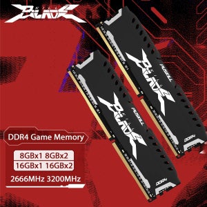 PUSKILL 메모리 RAM DDR4 냉각 조끼 메모리, 데스크탑 컴퓨터, UDIMM, 16GB, 8GB, 1.2V, 3200MHz, 2666MHz