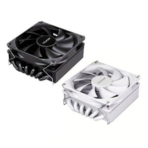 TEUCER 4.5cm 로우 프로파일 CPU 공랭 쿨러, 인텔 LGA 1700 115X/AM4 AM5 ITX 게이밍 CPU 라디에이터용 고성능 6 히트파이프