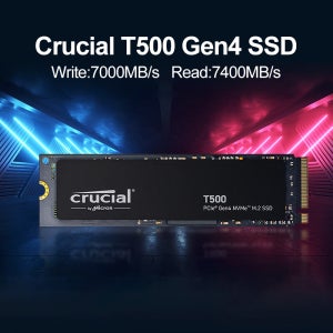 크루셜 T500 1TB Gen4 NVMe M.2 SSD 7300MB/s / M.2 SSD 히트싱크 (SKU 선택), 노트북 및 데스크탑 호환, OEM 패키지