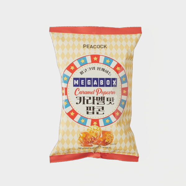 PEACOCK 피코크메가박스콜라보 카라멜맛 팝콘