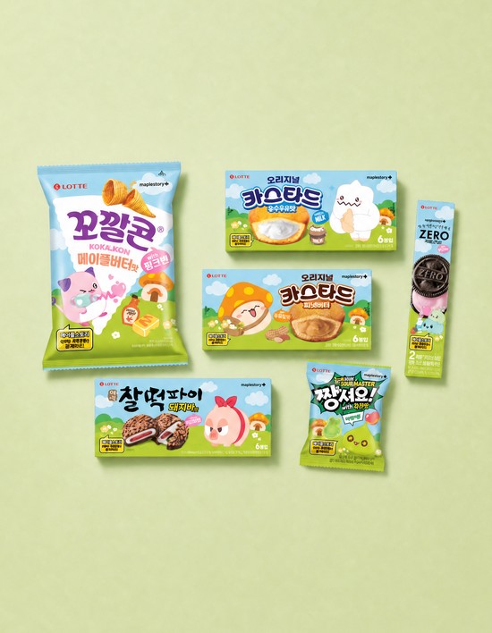 카스타드 피넛버터맛 메이플 콜라보