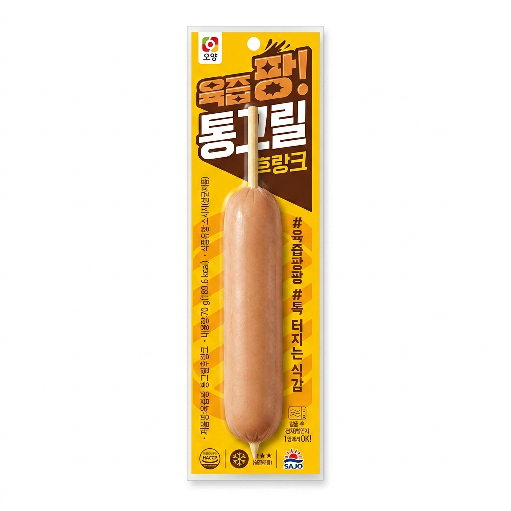 돈육 87% 육즙팡 통그릴후랑크 핫바 소세지