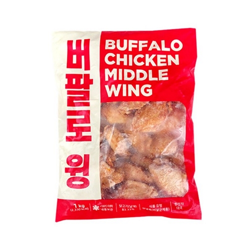 비케이알 버팔로윙 1kg, 1개