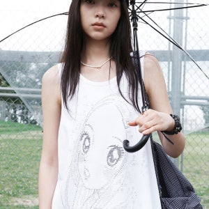 [원더비지터] 6/15 예약배송_Ascii Heesu loose Sleeveless [White]