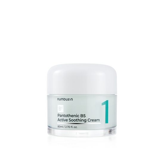 [수딩진정] 넘버즈인 1번 판토텐산 액티브 수딩크림 80ml 기획 (+패드 6매)