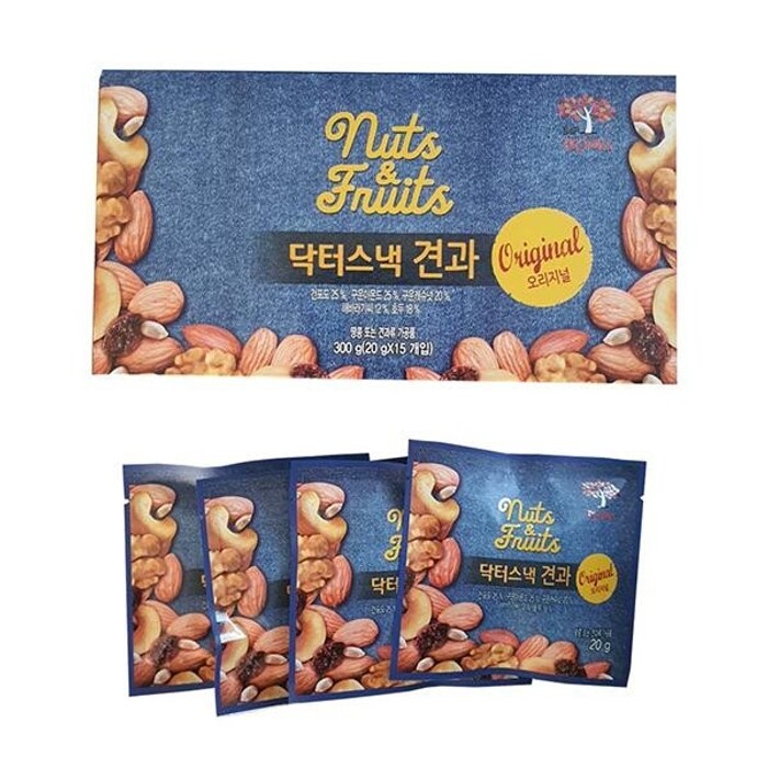 스낵 과일견과 오리지널 간식