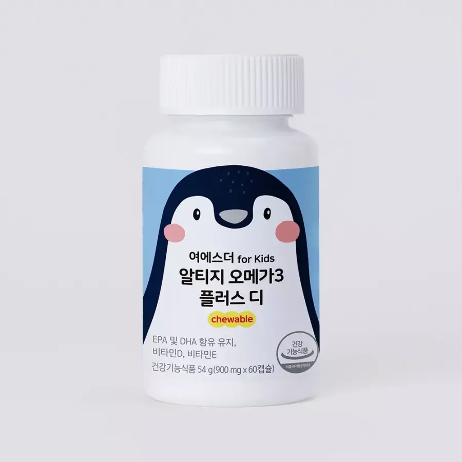 여에스더 for Kids 알티지 오메가3 플러스 디 chewable