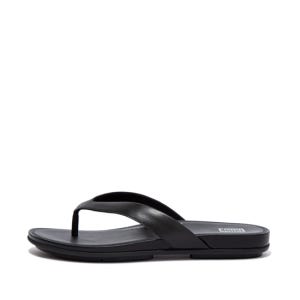 핏플랍 Gracie Leather Flip-Flops All Black