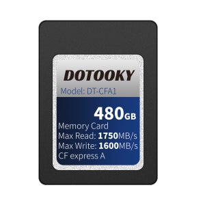 도오크리 480GB CFexpress 4.0 타입 A 메모리 카드 1750MB/s 읽기 속도 1600MB/s 쓰기 속도 4K 120P 소니 알파 & FX 카메라용