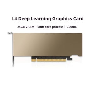 오리지널 L4 그래픽 카드 24G 딥러닝 교육 및 추론용 GPU 가속 AI 전문 컴퓨팅