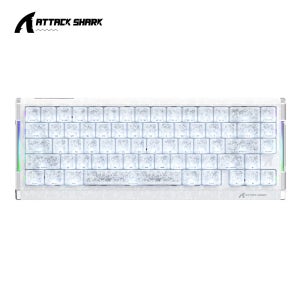 ATTACK SHARK R68HE 마그네틱 스위치 유선 키보드 8KHz 0.005mm RT 정밀도 RT 스냅 탭 DKS MT TGL 게이밍 모드