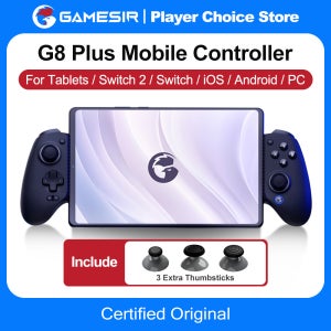 GameSir G8 Plus 게임패드 (닌텐도 스위치 2/1, 스팀 PC, 휴대폰 컨트롤러, iOS, 안드로이드 호환) - 홀 이펙트 조이스틱 및 아날로그 트리거 탑재